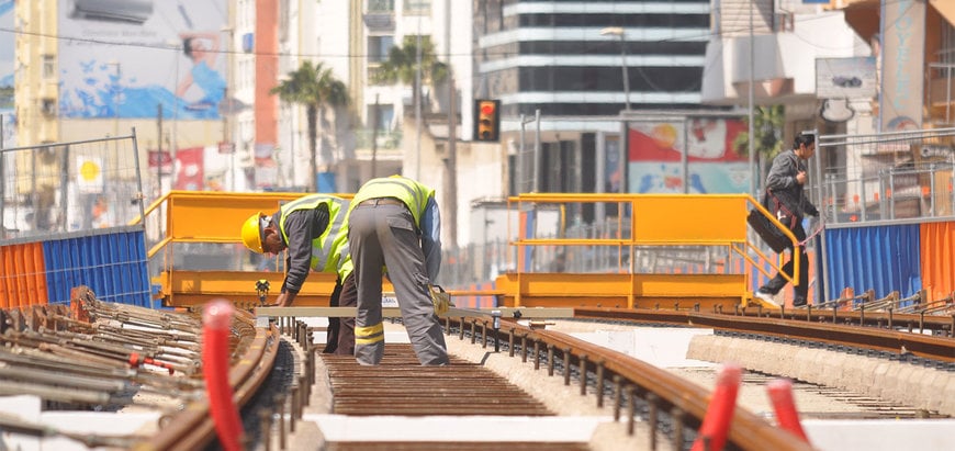 End of the fourth mechnical ballast-cleaning (undercutting) project for Colas Rail Morocco